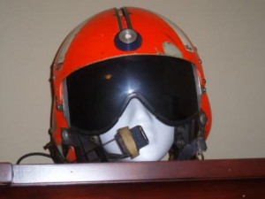 My dad's old flight helmet